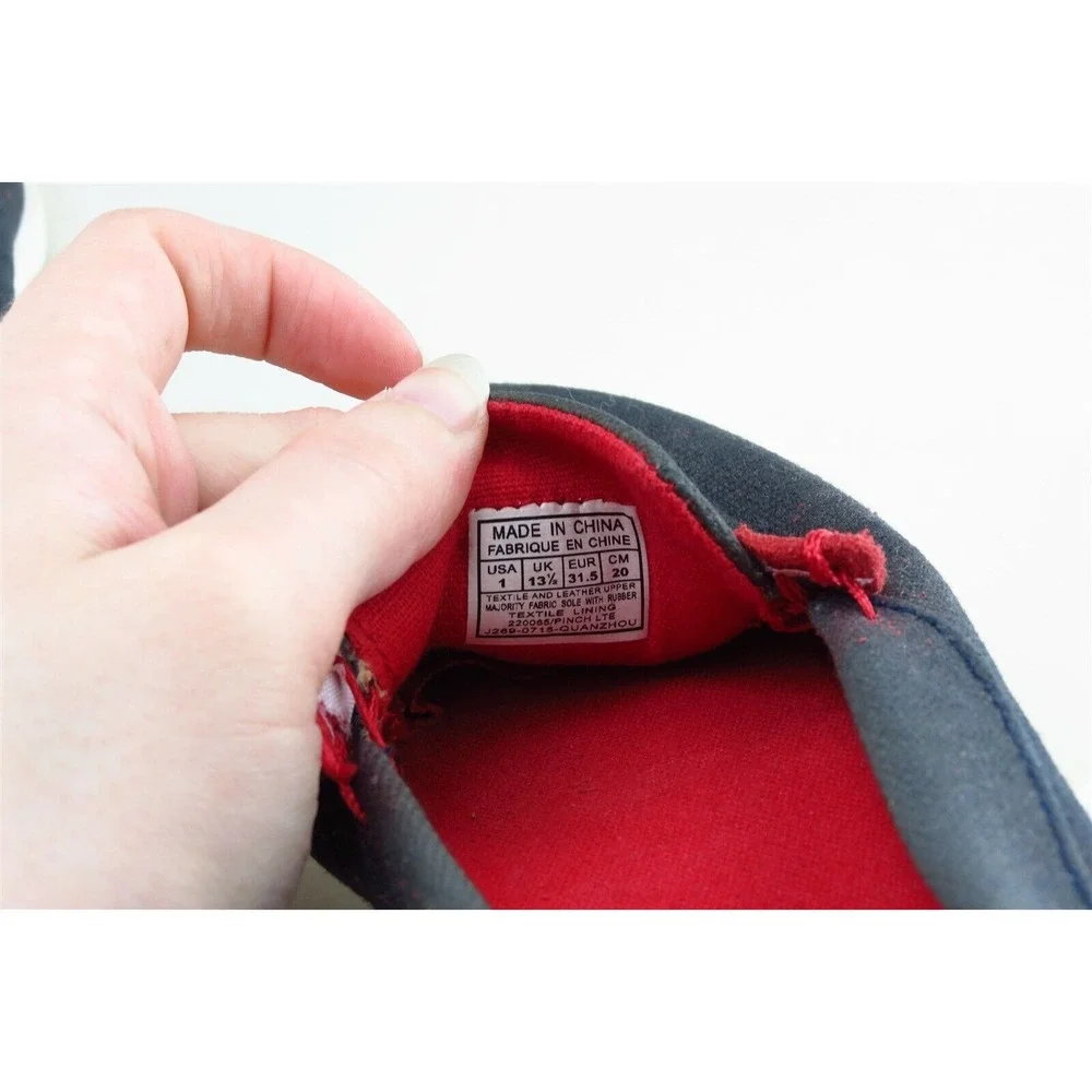 Cole Haan Youth‎ Boys Shoes Sz 1 M Gray Fabric Loafer
